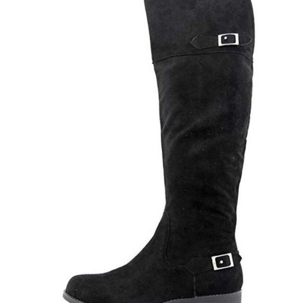 *MUST GO*  American Rag Ada Knee High Fashion Boots, Black, Sz 7 - 7149